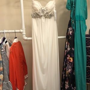 White dress for the event